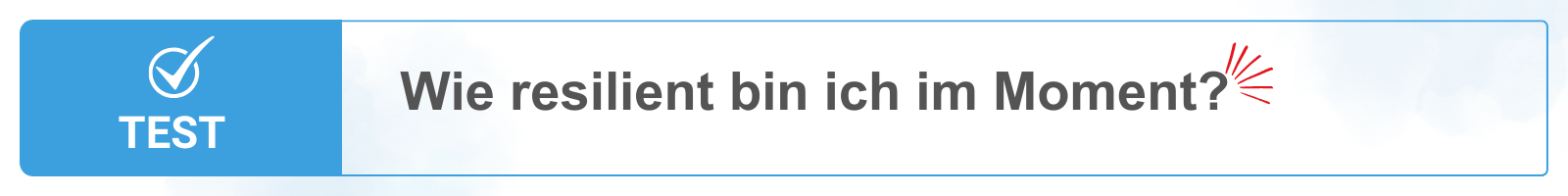 Knopf zum Resilienztest