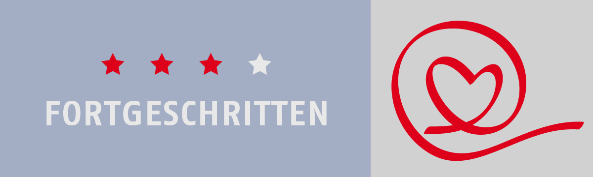 Kursbereichsbild mit Text: Fortgeschritten