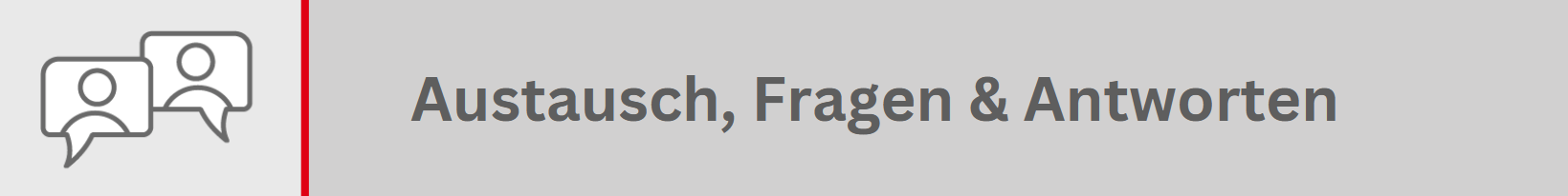 Link zu: Austausch, Fragen&Antworten